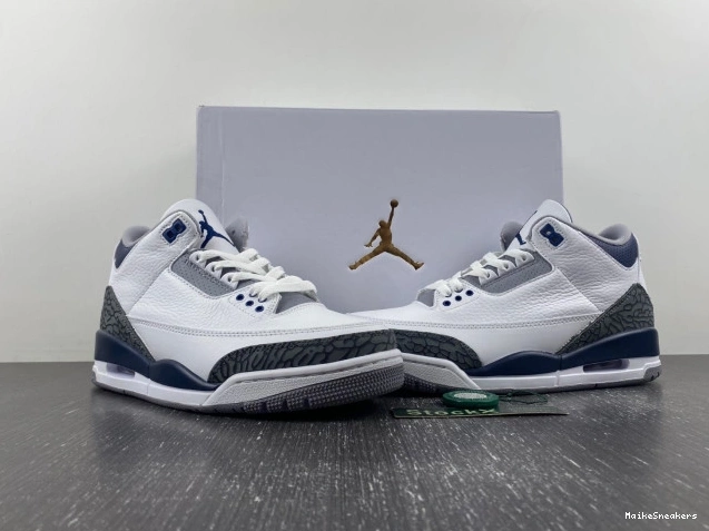 MaikeSneakers Midnight Navy CT8532-140 Air 3 Jordan 0711